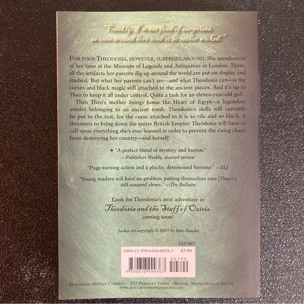 Theodosia complete novel set 🏺